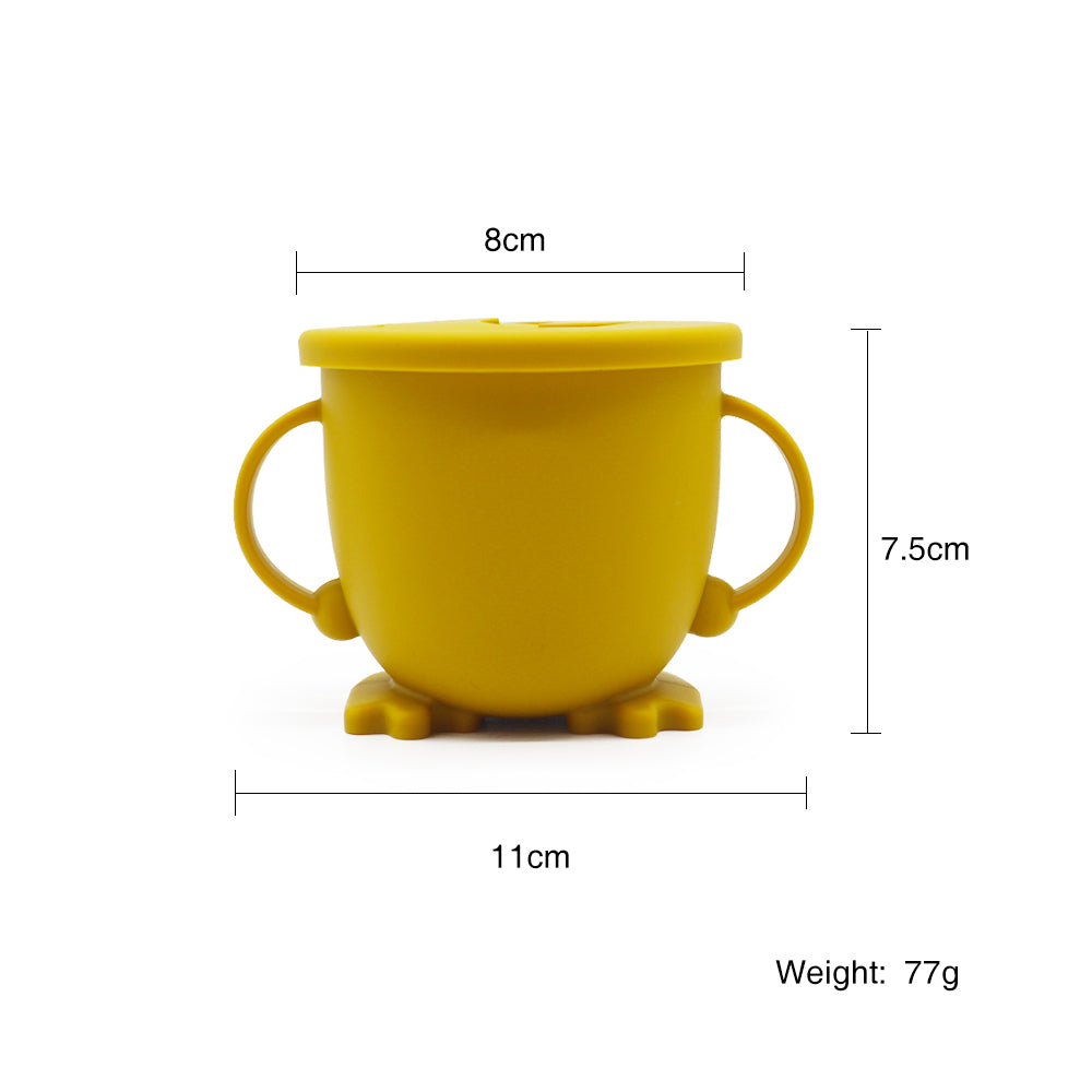 Foldable No-Spill Silicone Baby Snack Cup