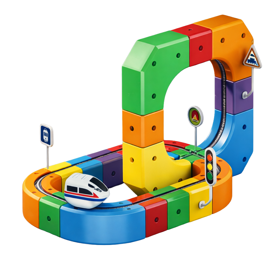 Anti-Gravity Train Track Set