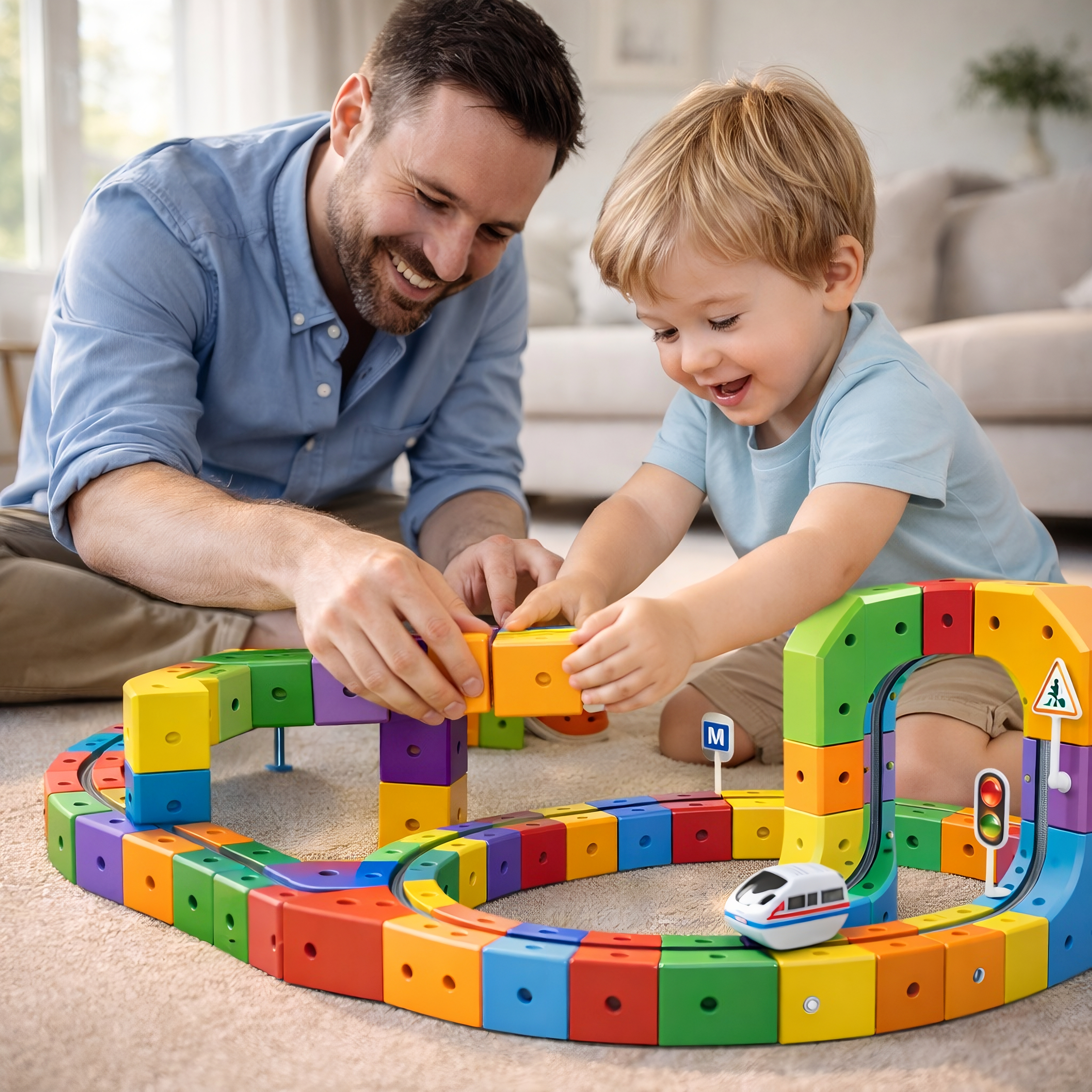 Anti-Gravity Train Track Set